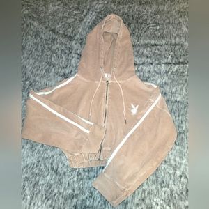 Playboy x Missguided Cropped Jacket